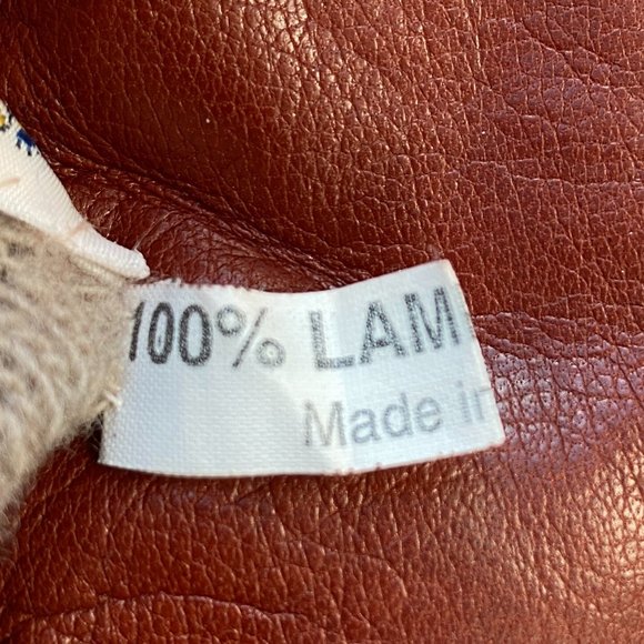 Portolano Garnet 100% Genuine Italian Leather Lambswool Lined Driving Glove-7(M) - Picture 6 of 7